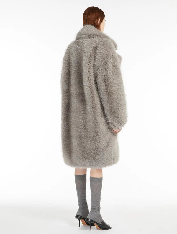 Faux fur coat
