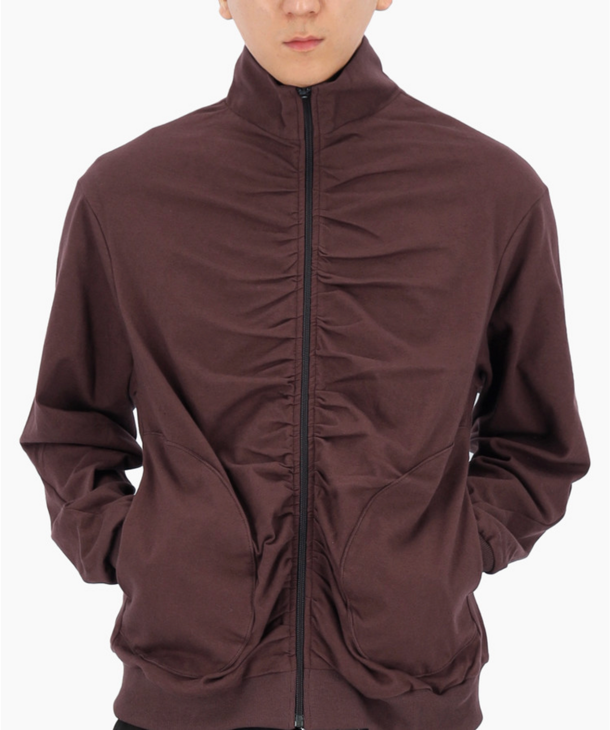 Roots zip-up russet