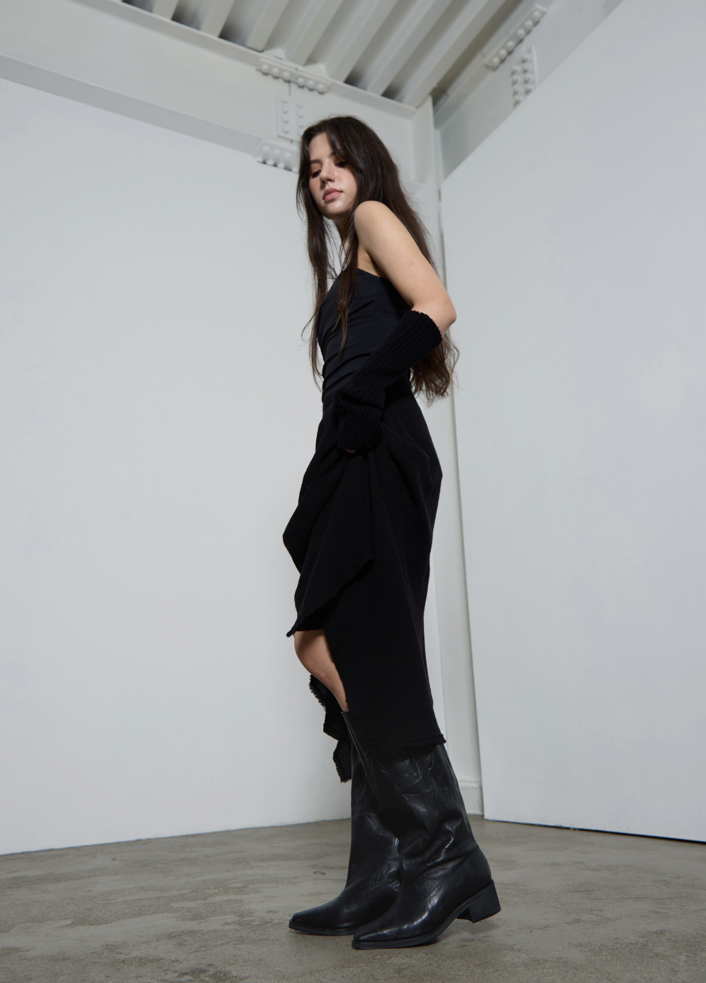 Senia ankle boots / black leather