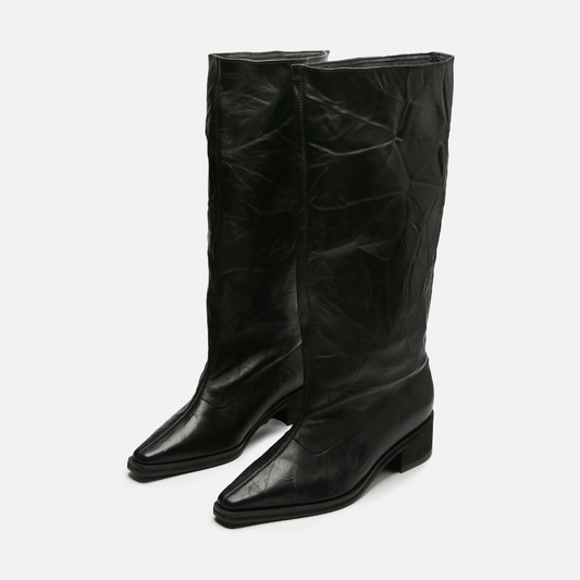 Senia ankle boots / black leather