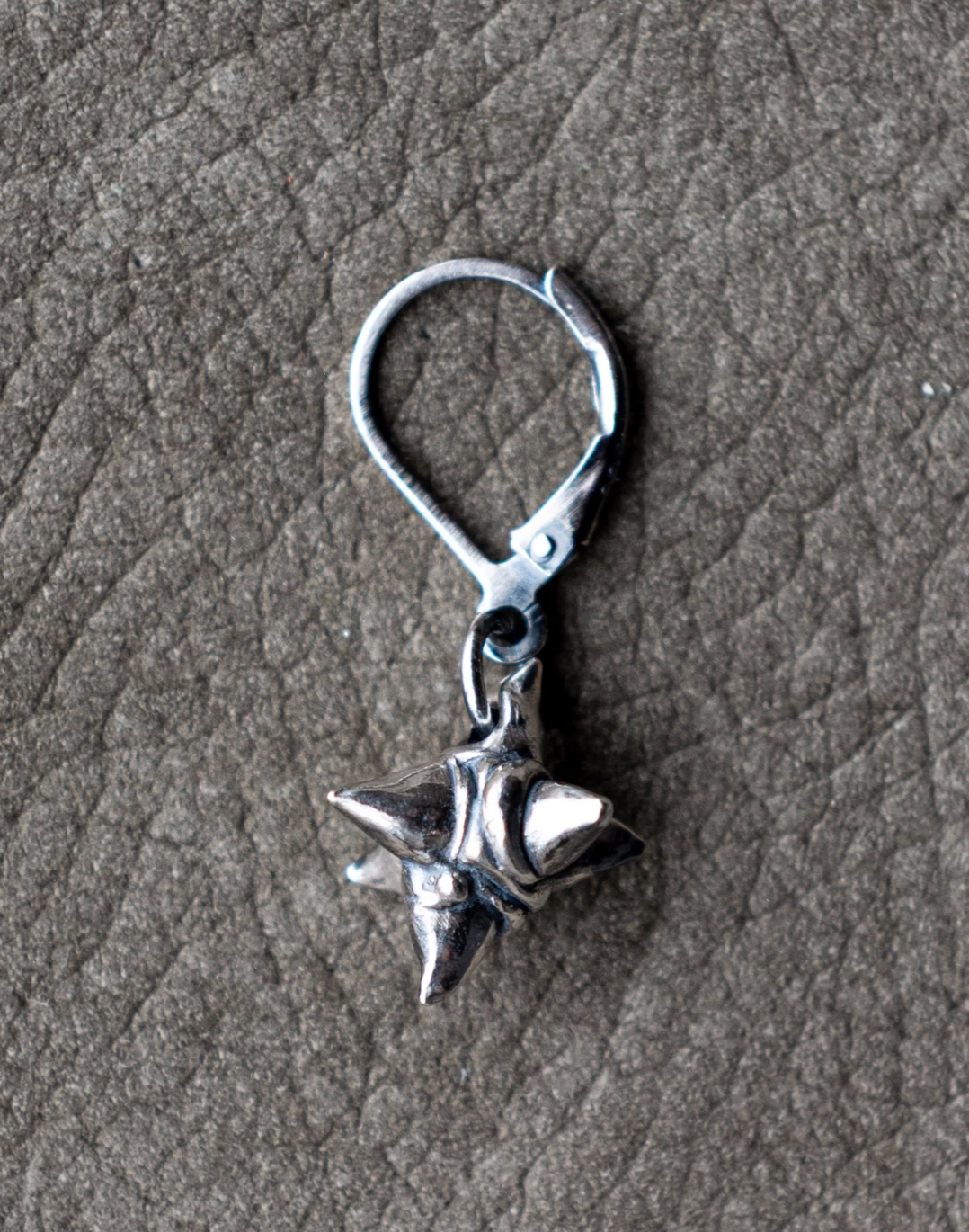Spike ball hoop earring (pair)