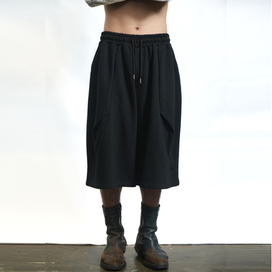Structured Shorts Black