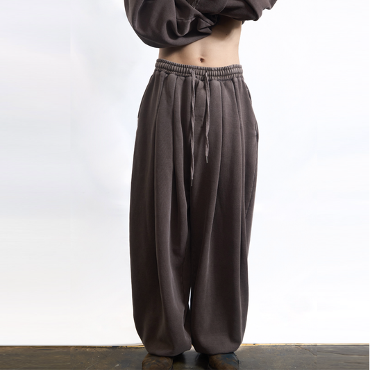 Fade Oversized Track Pants Cocoa
