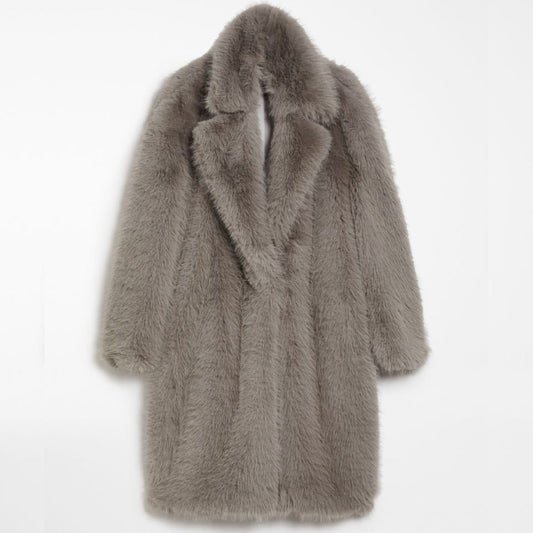 Faux fur coat