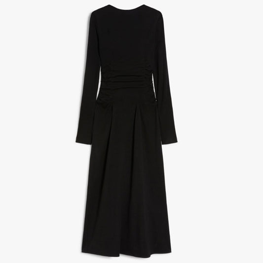 Gathered jersey dress