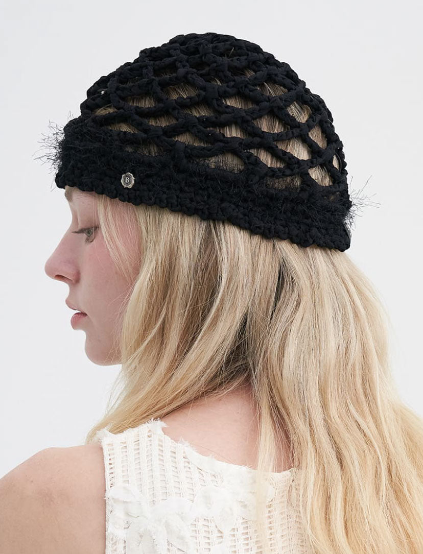 Chiffon weaving beanie