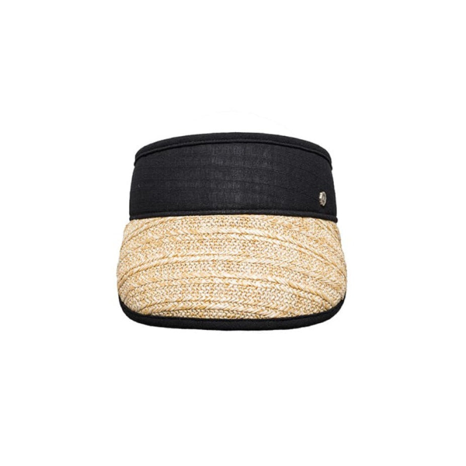 Straw sun visor