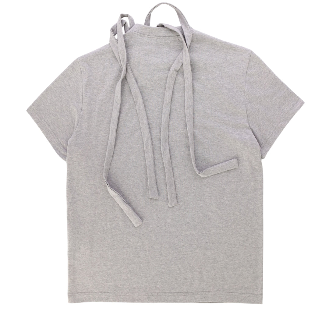 Double collar t-shirt_ver imbalance(gray)