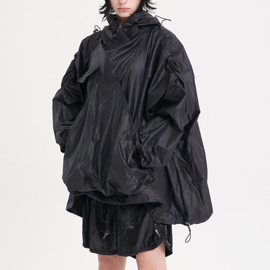 Two hoods anorak
