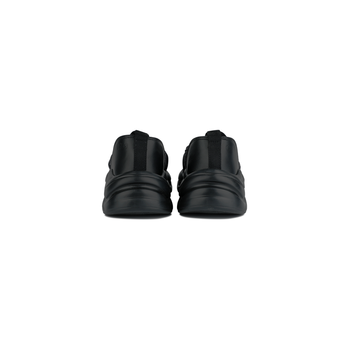 Strap toe sneakers black