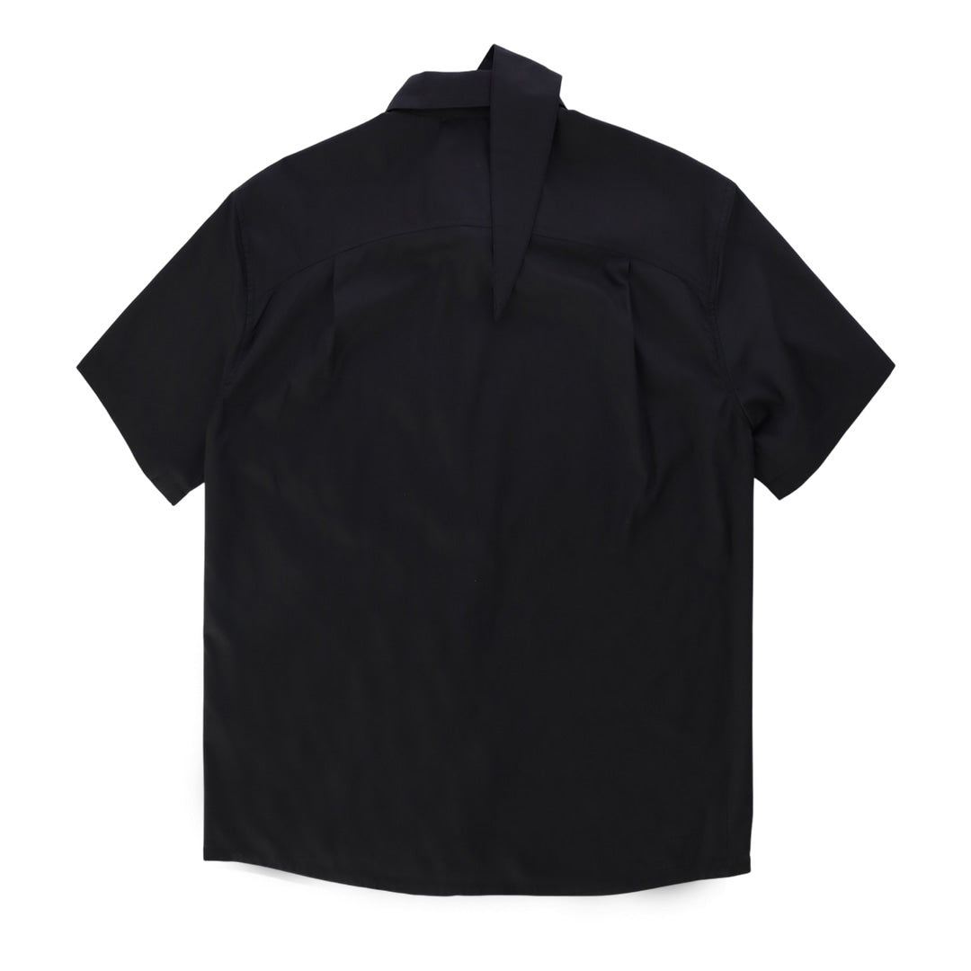 Tail collar shirt_ver balance(black)