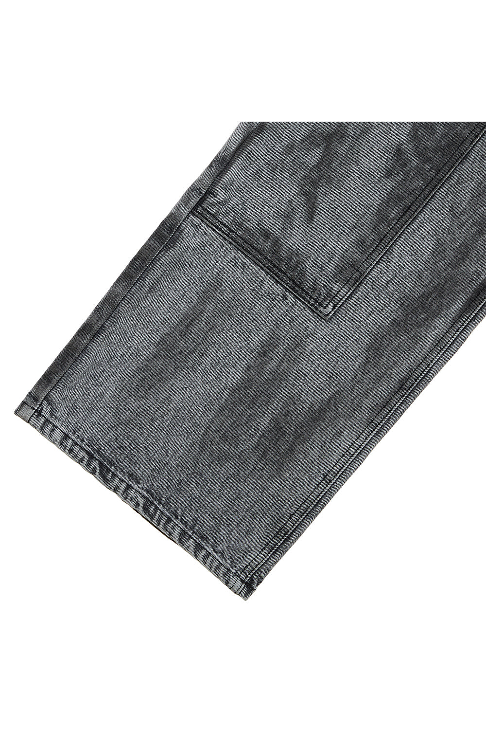 Dirty washed carpenter pants dusty black