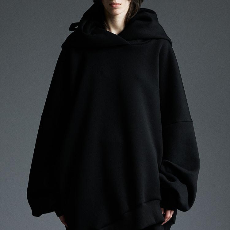 Neoprene extra large hoodie black
