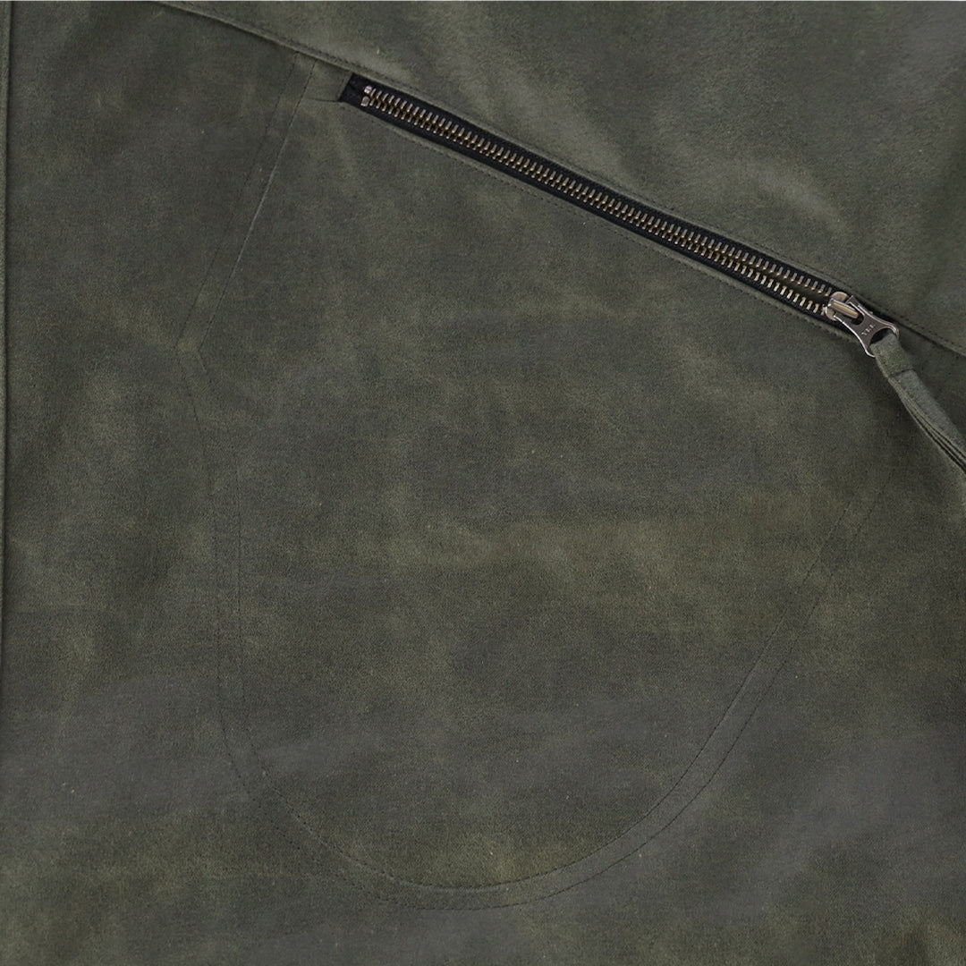 Zip pocket bag_ver balance (green)