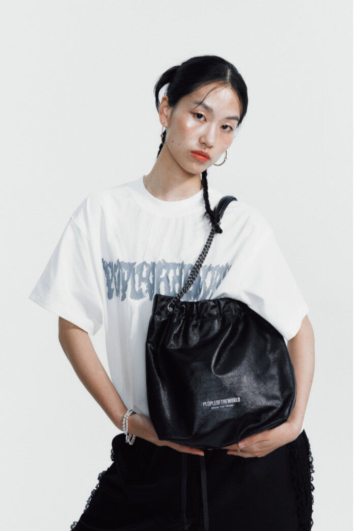 Mellow  chain shoulder bag black