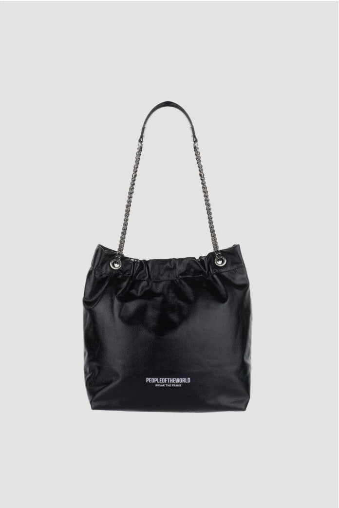 Mellow  chain shoulder bag black