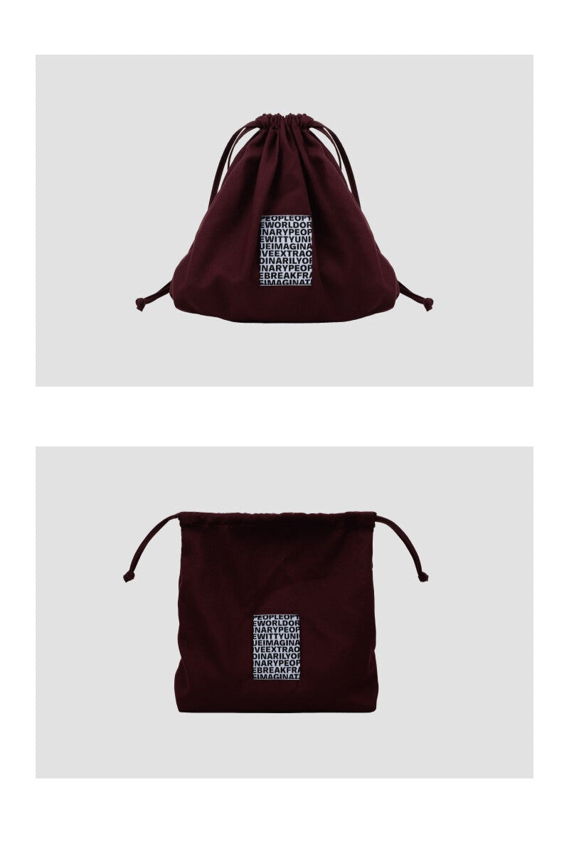 Cloud ribbon shoulder bag black