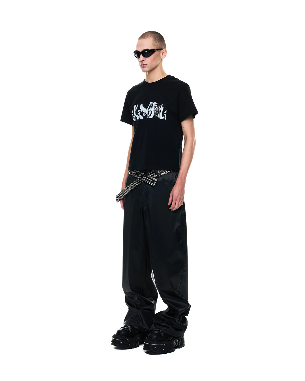 Metallic trousers