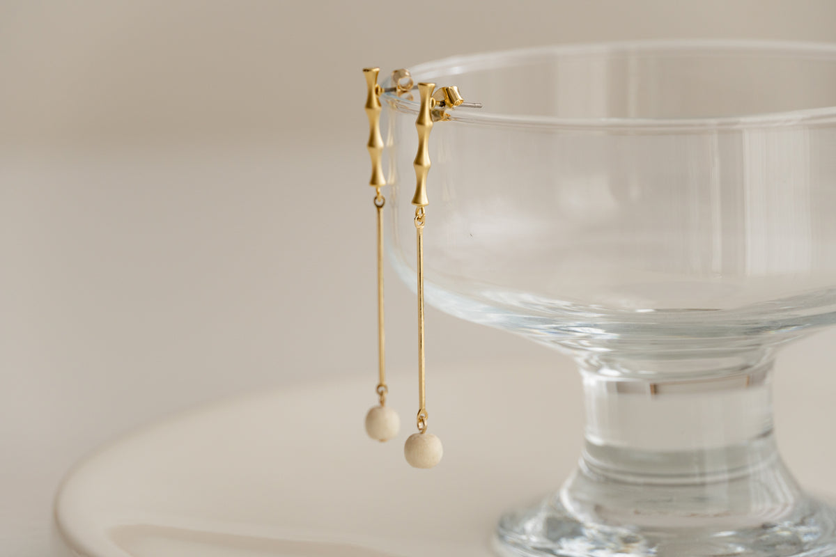 Golden Dangle Earrings