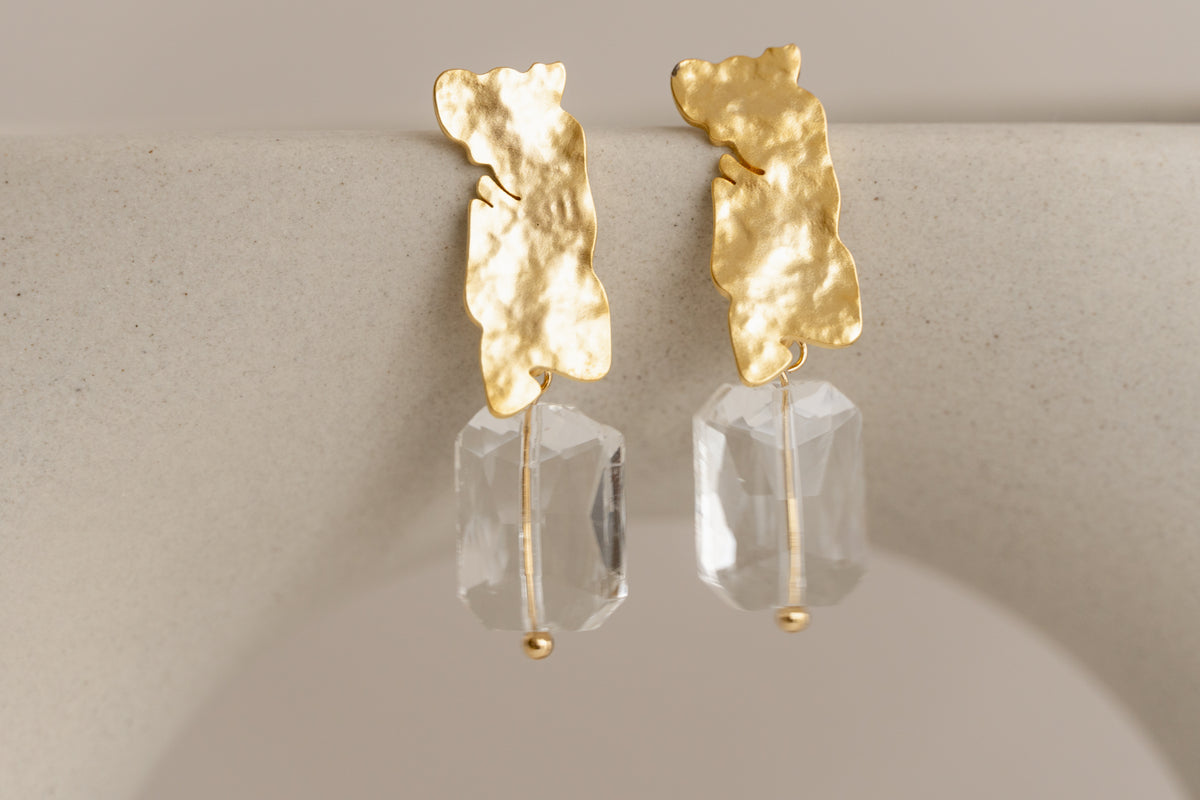 Glass Dangle Earrings