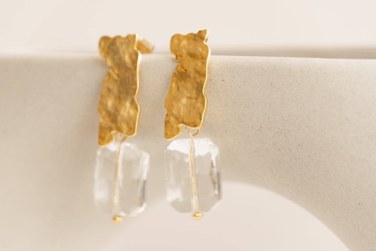 Glass Dangle Earrings