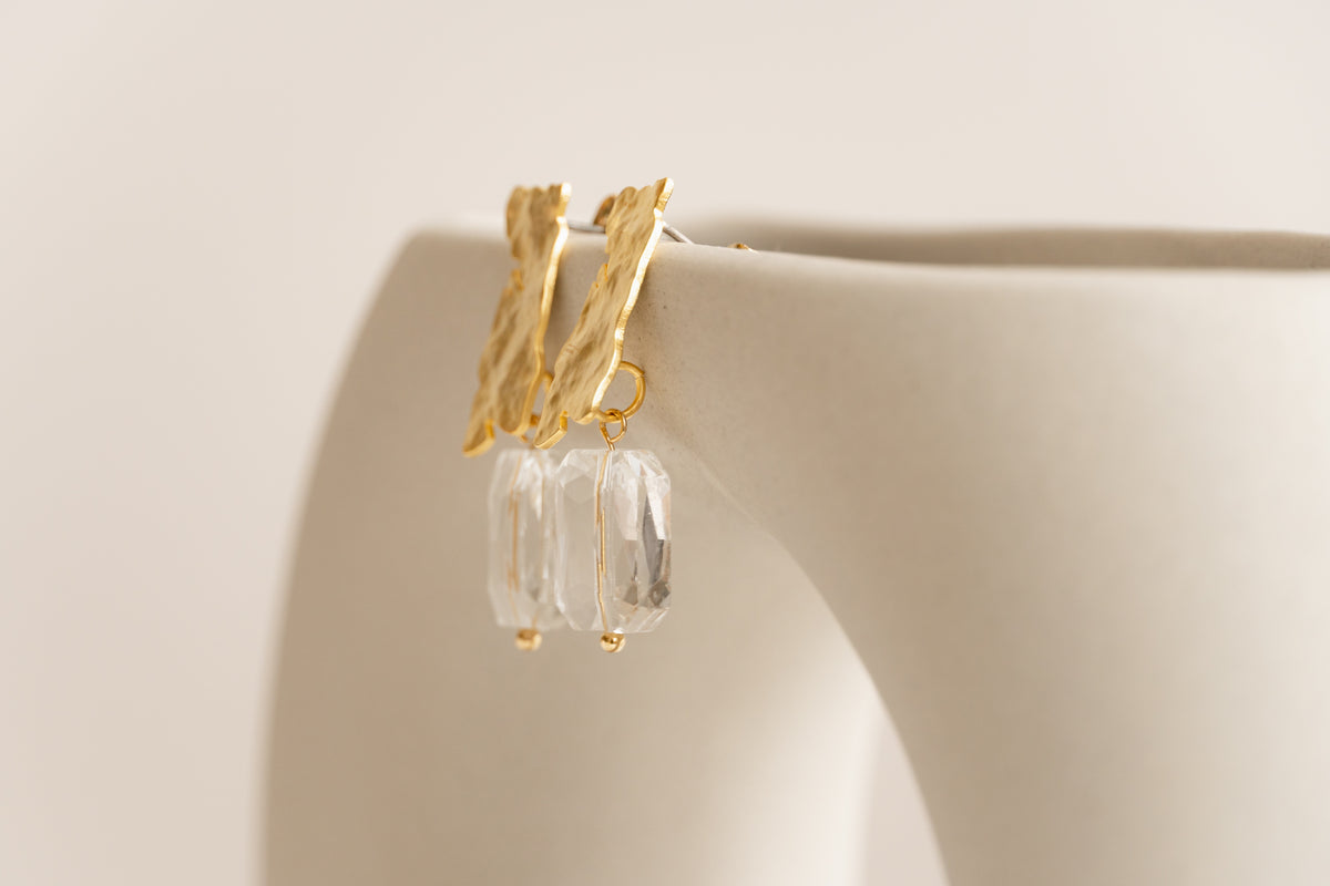 Glass Dangle Earrings